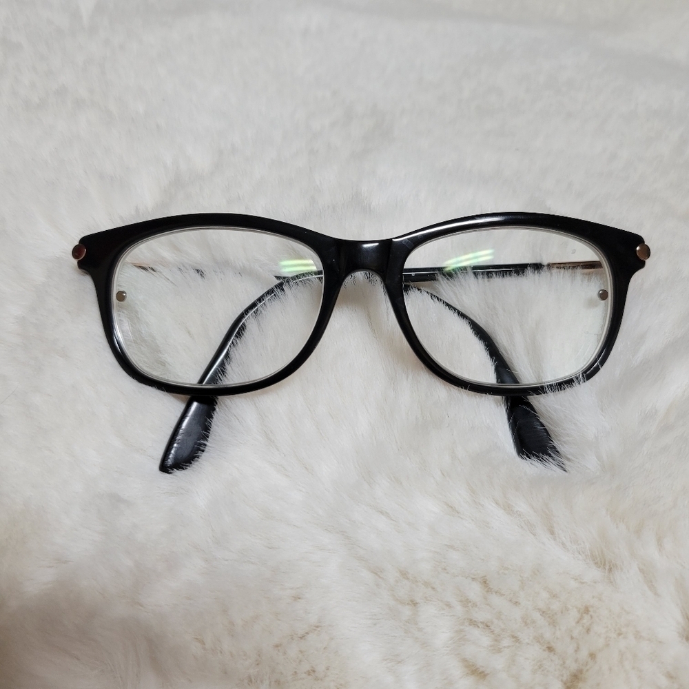 Tom Ford Glasses Frames Slight Rounded Square Optical Frame Black Brown